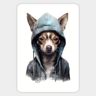 Hoodie Toy Dog Magnet